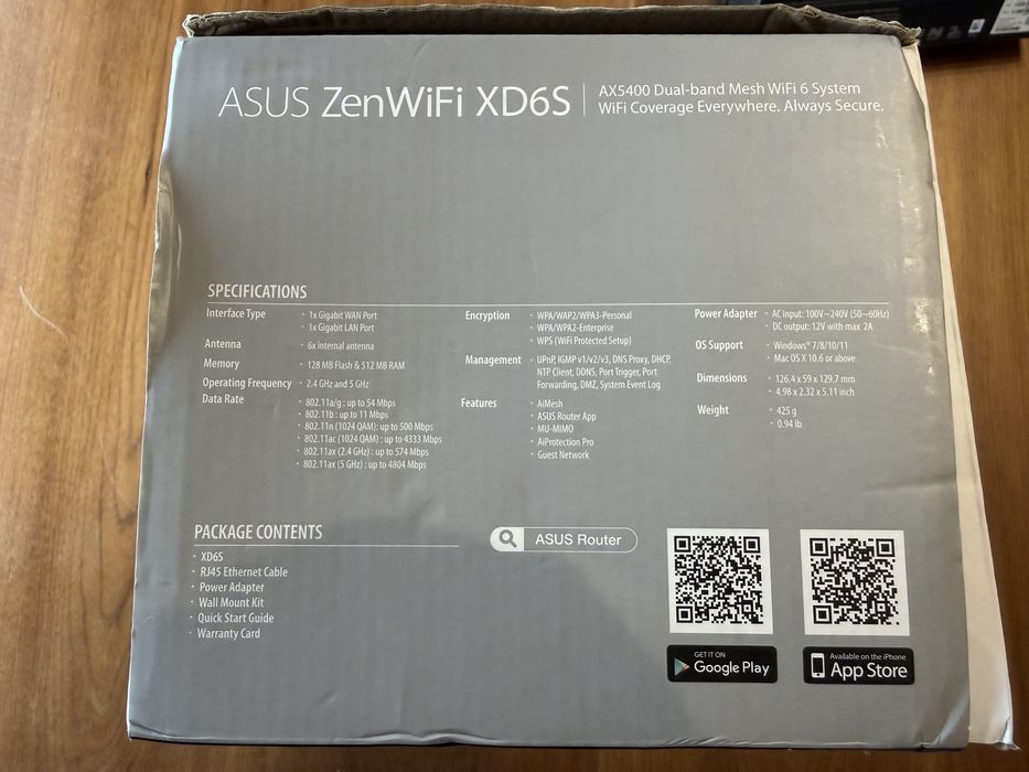 Mesh ASUS ZenWiFi XD6S