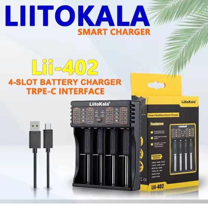 liitokala lii 402 litokala зарядка для 18650 литокала зарядка lifepo4