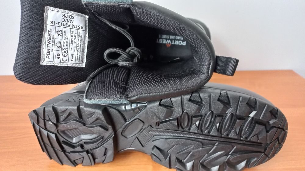 nowe ocieplane buty robocze, trzewiki