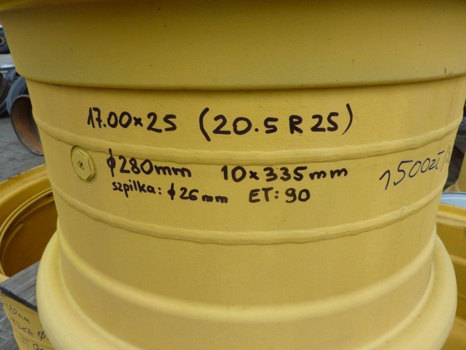 Felga używana 17.00x25 10x335 ET90 800zł D12
