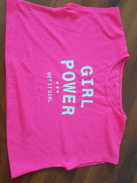 Koszulki, top fitness, tshirt, gimnastyka, sport rozmiar 158/164