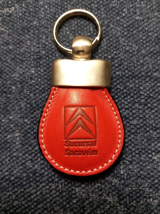 Porta Chaves Citroën em Pele