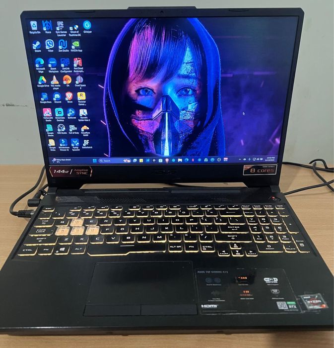 Asus TUF Gaming A15- RTX 3060 | Ryzen 7 | 16ГЬ ОЗП | SSD на 500ГЬ б/У