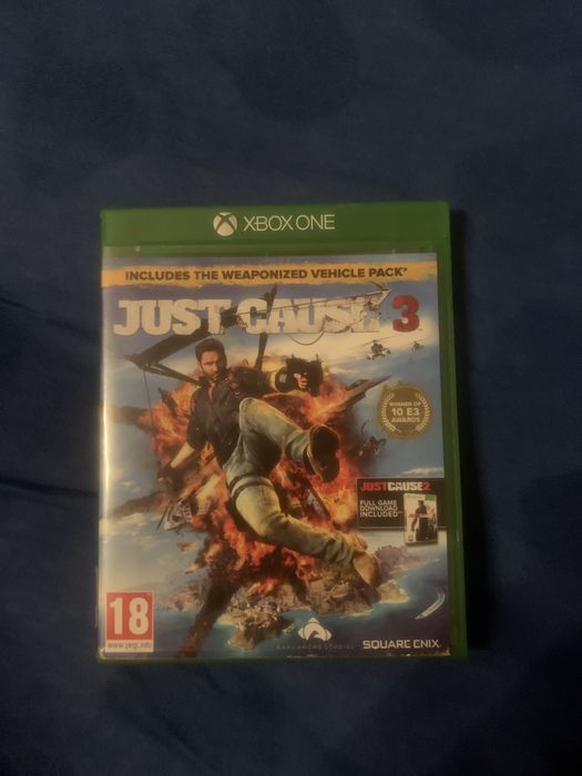 gry just cause 3, the division i sonic forces na xbox one