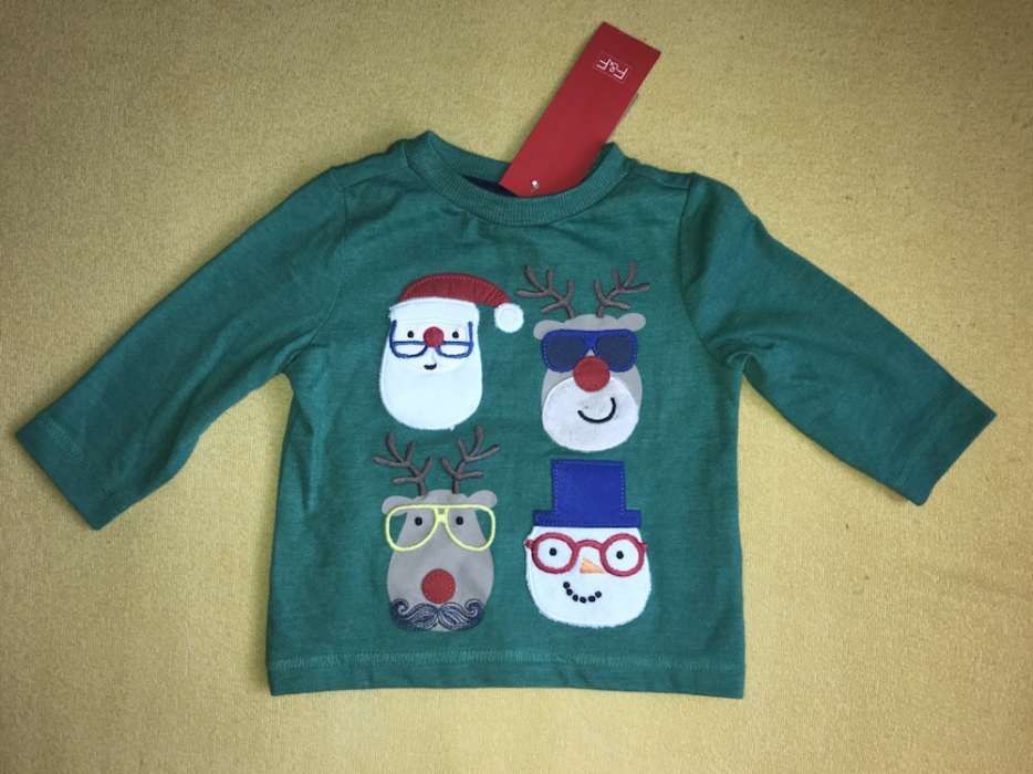 Nowa świąteczna bluzeczka roz. 3-6 m.