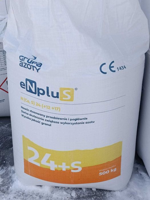 eNpluS nawóz uniwersalny N (Ca, S) 24 (+12 +17)