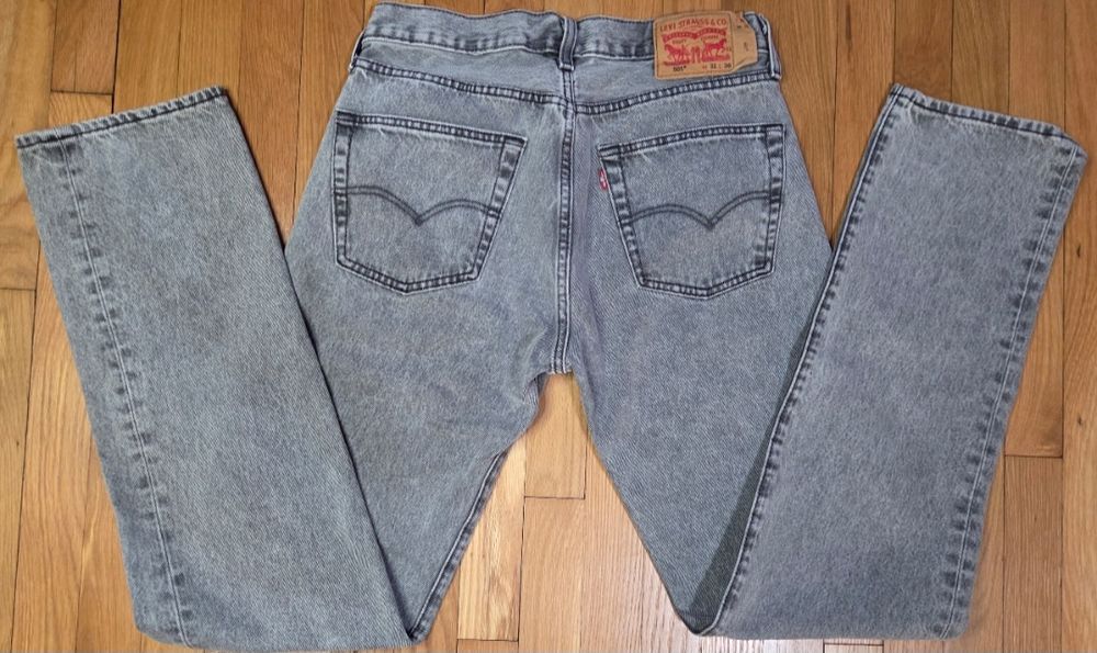 Levi's 501 Original Fit washed gray 31×36