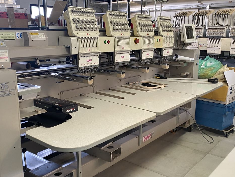 Hafciarka komputerowa SWF K-UH1204-45 gotowa do pracy. Stan BDB
