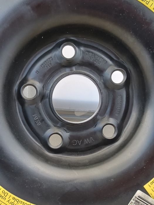 Roda Jante Emergência com Pneu Suplente Continental SContact T125 70 R18 99M 5x112