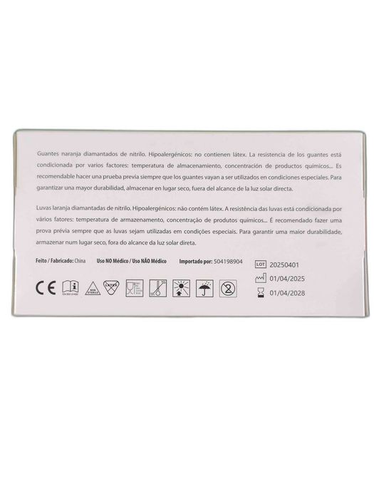 Luvas Nitrilo Luvas de Nitrilo LUVLAR.INF (OEM)