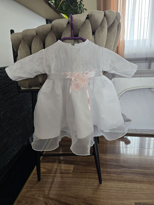 Sukienka z płaszczykiem do chrztu roz.62