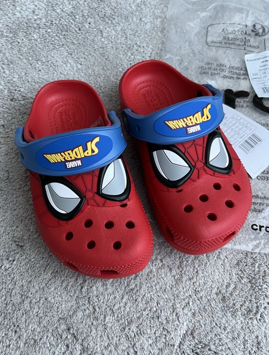Дитячі крокси Crocs C12 J1 Spider man 18,5 см спайдермен 29 р сабо