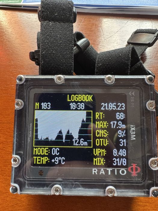 Komputer nurkowy Ratio IX3M Tech+