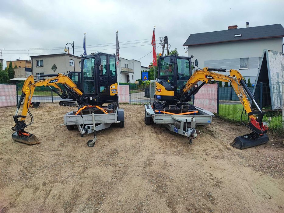 Wynajem minikoparki 1,8T