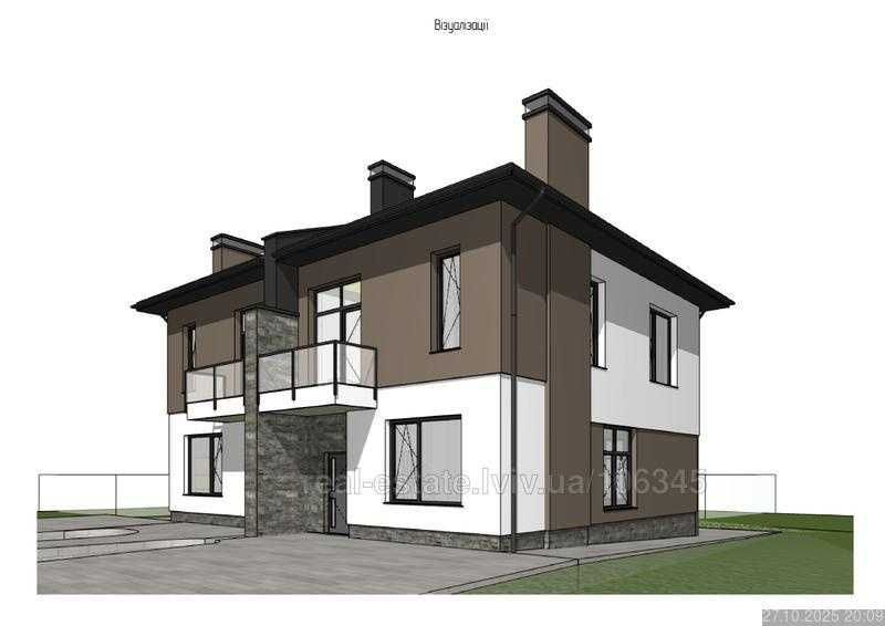 Продаж дуплексу в Брюховичах, вул. Волошкова.Центральні комунікації.