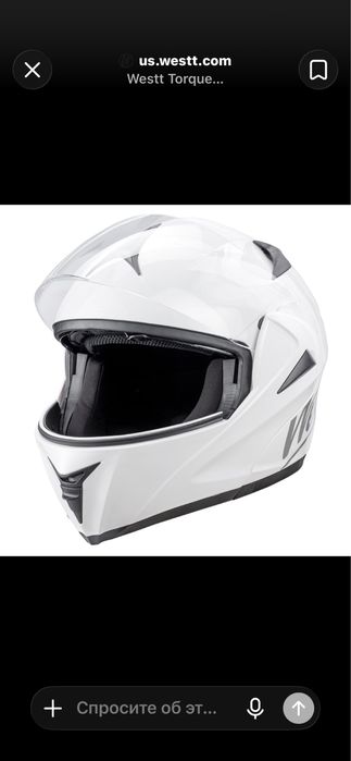 МОТОШЛЕМ  Westt Torque / W-203 БЕЛЫЙ