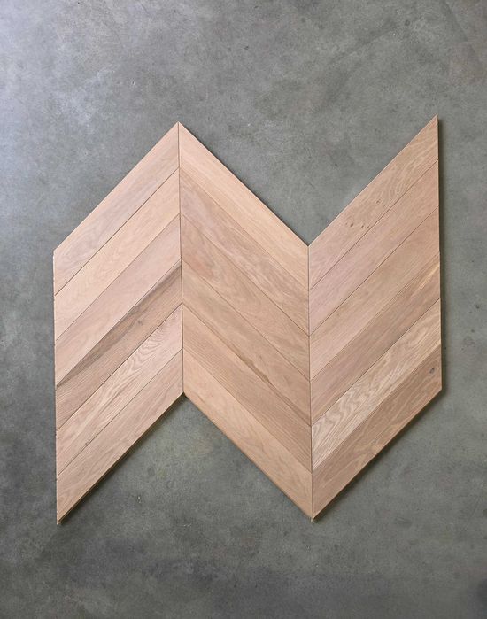 deska dąb jodełka francuska lita 15x90x510 (mm) termo, 4faza ,surowa