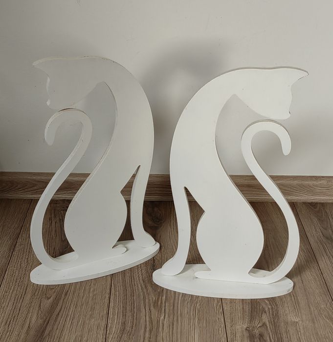 Ozdoba drewniana koty