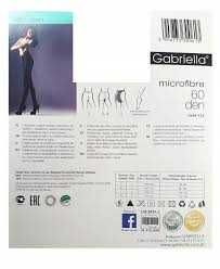 Gabriella Rajstopy microfibre 60 den kolor Grafit rozmiar 5