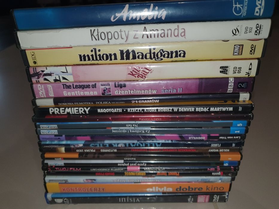 Filmy film dvd zestaw 20szt same hity