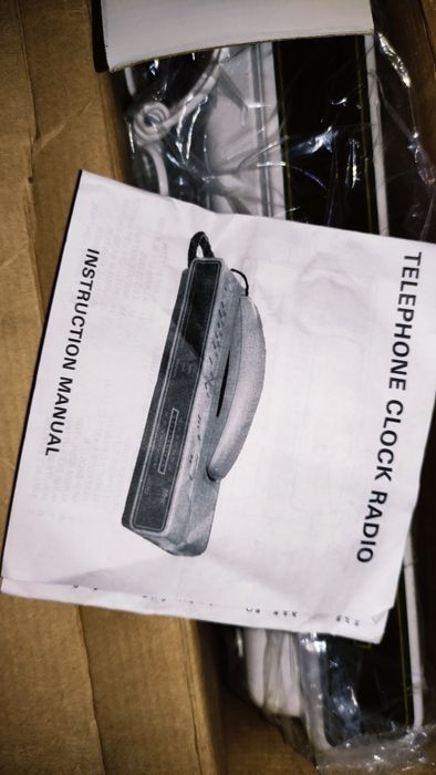 Radio telefon zegar 3w1