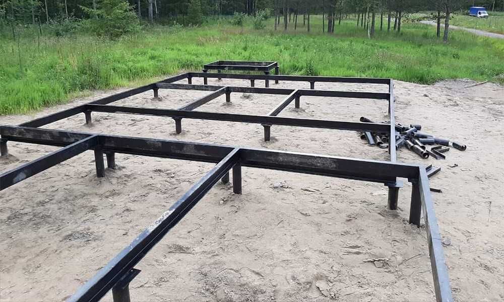 Сваи винтовые, геошуруп, палі, монтаж, сваї гвинтові, наконечники