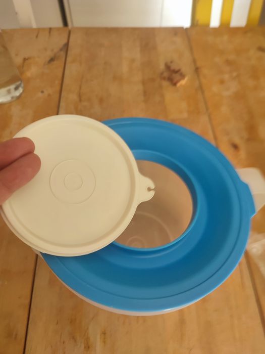 Tampa redonda medidor Tupperware