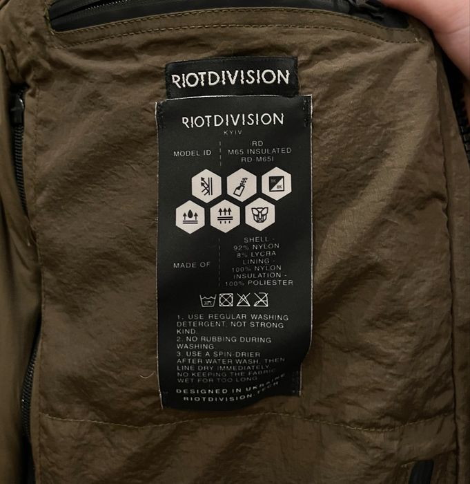 Куртка Riot Division M65 pocket insulated