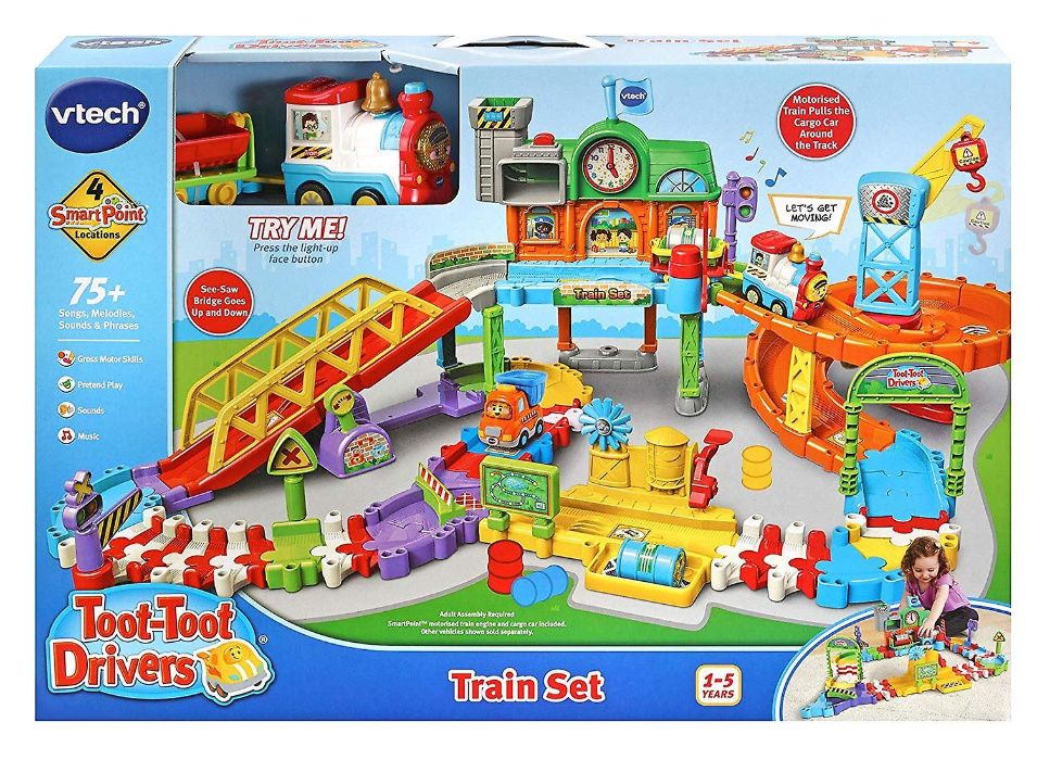 VTECH TORY TOOT-TOOT - Vtech Zestawy Torów , Autka