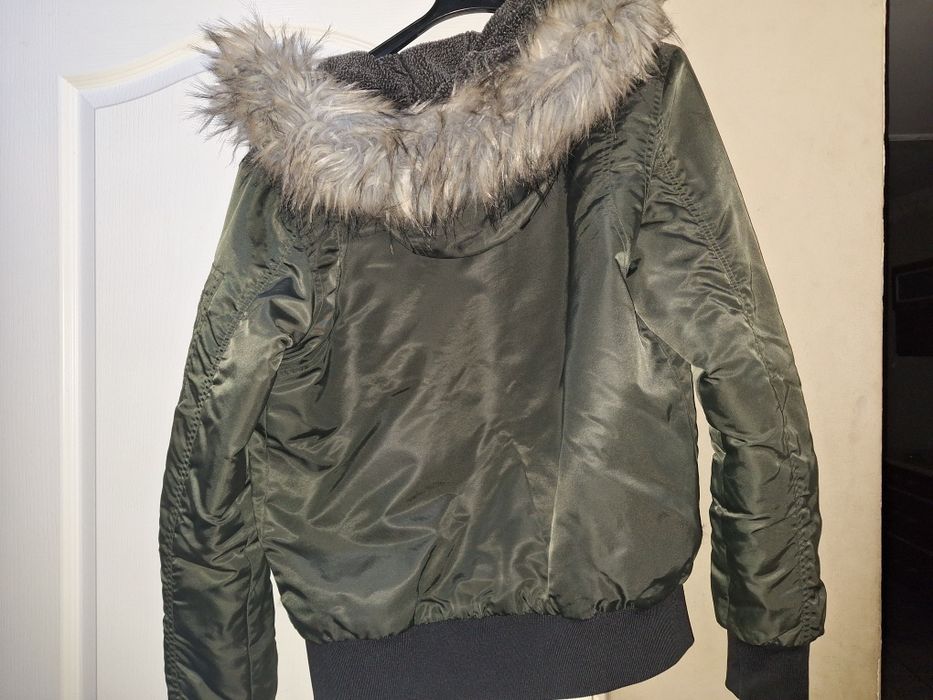 Oryginalna alaska siksilk S kurtka męska futerko