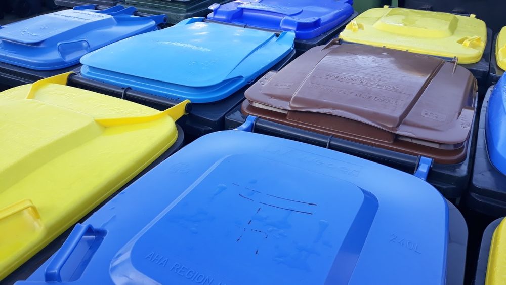 Kosz na śmieci 240 litrów solidny gruby plastik