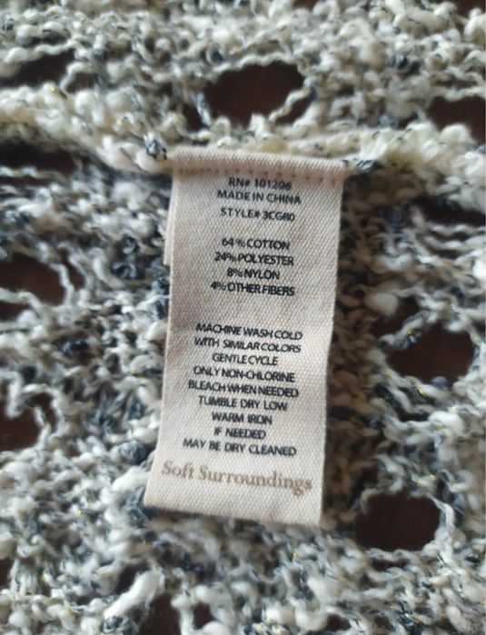 XS-S nowy kardigan sweter Soft Surroundings