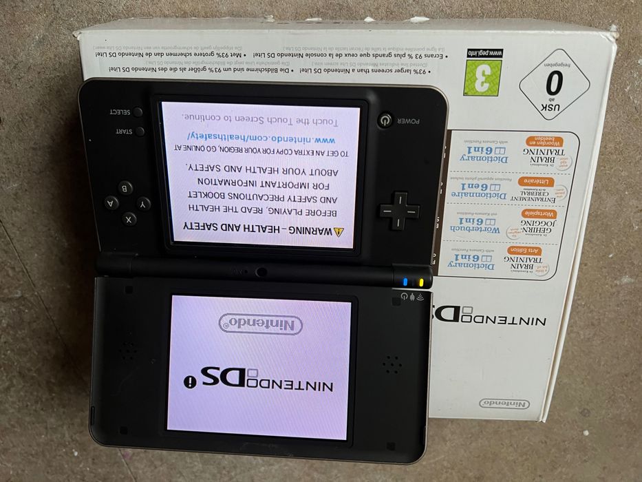 Nintendo DS XL + opakowanie + ładowarka
