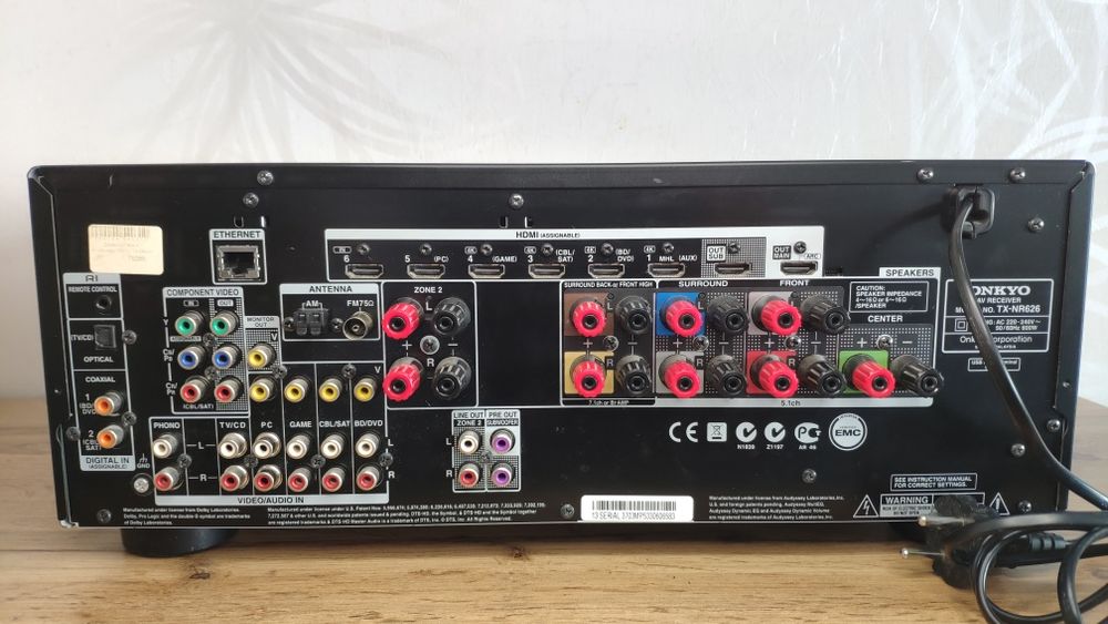 AV-ресивер Onkyo TX-NR626 7.2 Wi-Fi/Bluetooth/HDMI: 9 900 грн