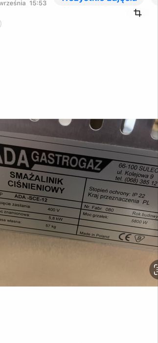 Piec ciśnieniowy Ada Gastrogaz