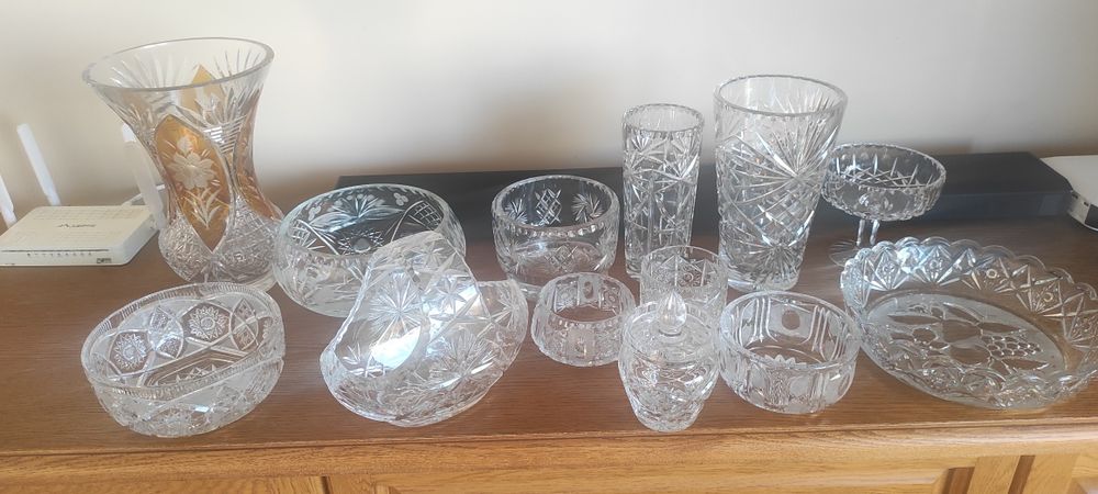 Kryształy PRL zestaw