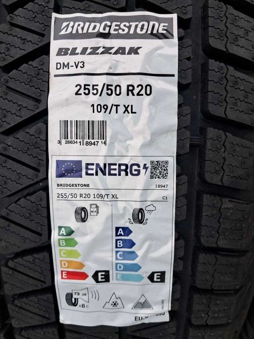 Резина зимова, нова, Bridgestone Blizzak DM-V3 255\50 R20 DOT 2025 MADE IN JAPAN