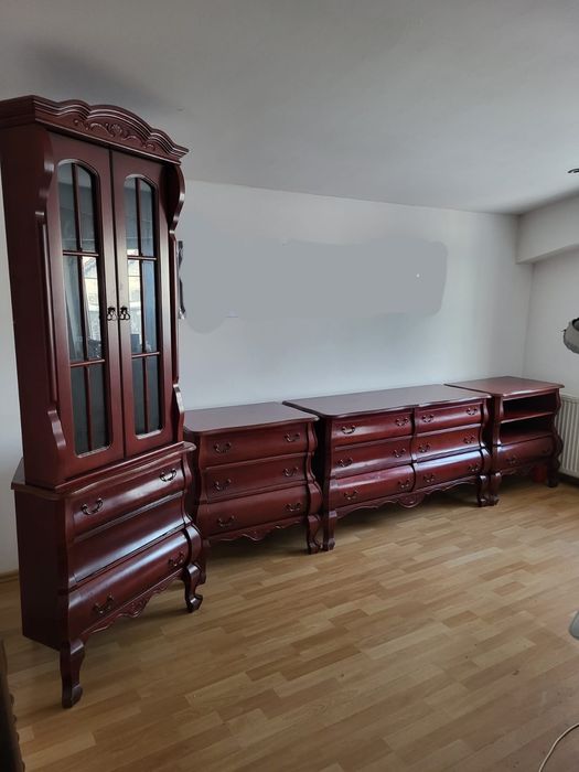 Stylowe meble stylizowane meble wiśnia witryna komody