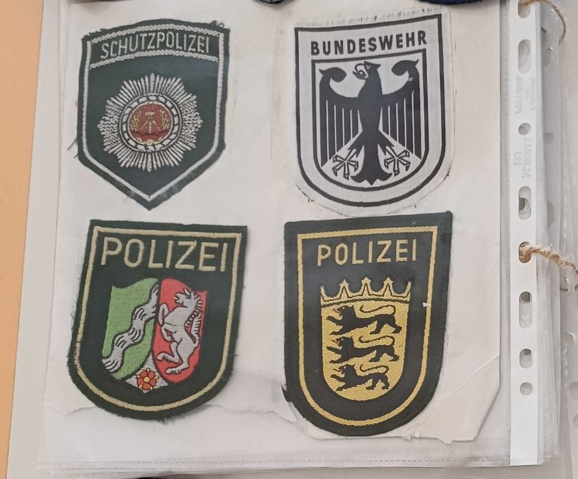 Colecção patches de polícia
