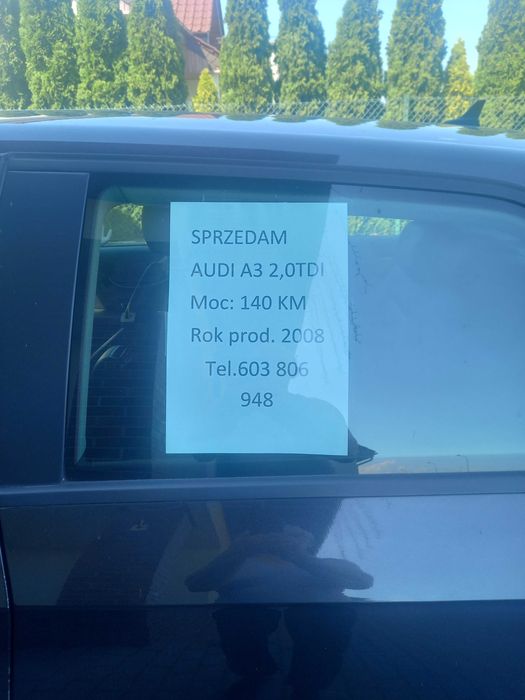 Samochod audi 3 osobowe