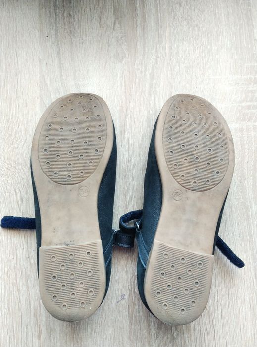 Туфлі шкіряні, дитячі для дівчинки Туфли детские 34 р