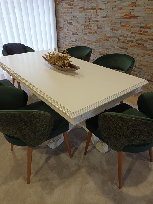mesa sala  jantar antiga recuperada
