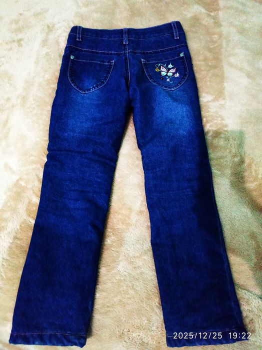 Теплі зимові джинси на дівчинку