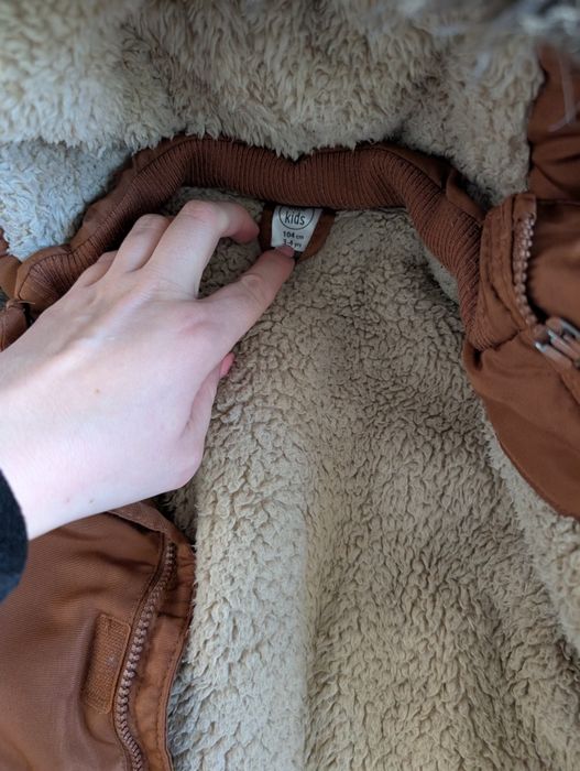 Kurtka zimowa parka 104 dla chlopca