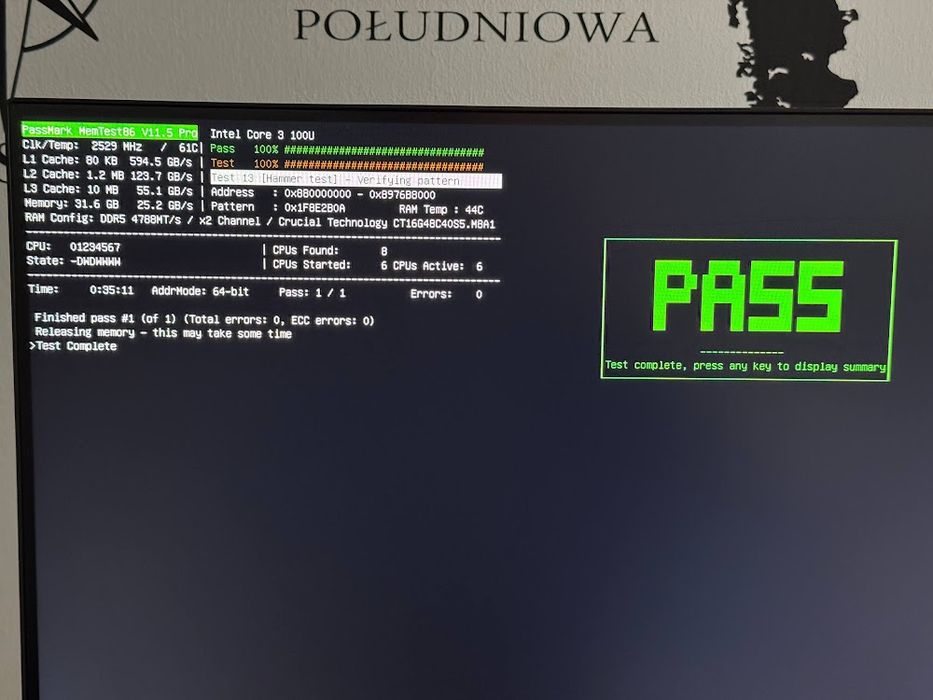 Оперативна памʼять Crucial DDR5 SO-DIMM Kit 32GB (2x16GB) 4800MHz CL40