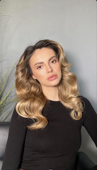 Укладка локоны, зачіска локони