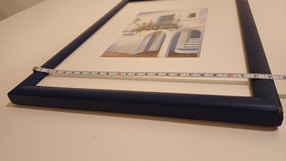 Akwarela Hiszpania Ibiza