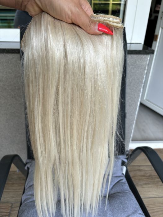 Wlosy naturalne clip in 7 tasm 55 cm