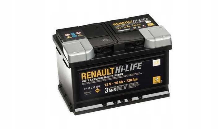 Akumulator OE Renault 70AH 720a EFB Start Stop Nowy Oryginał