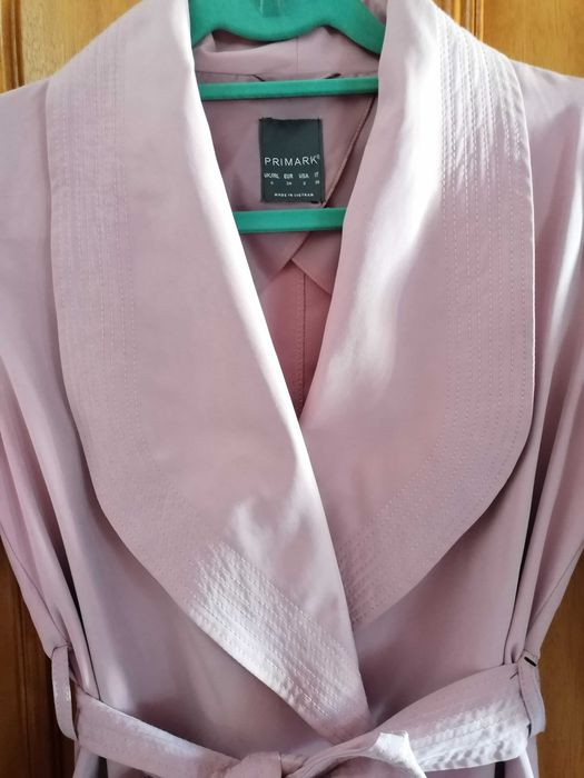Casaco/gabardine/trench coat rosa